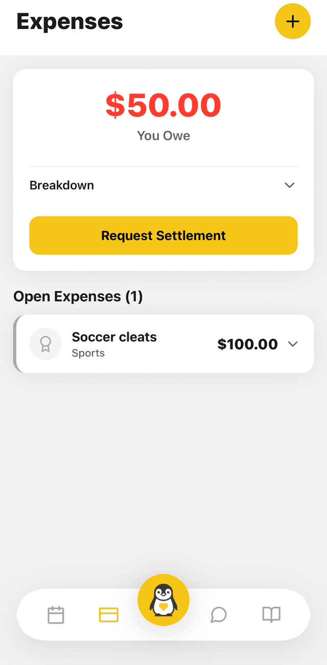 Shared expenses