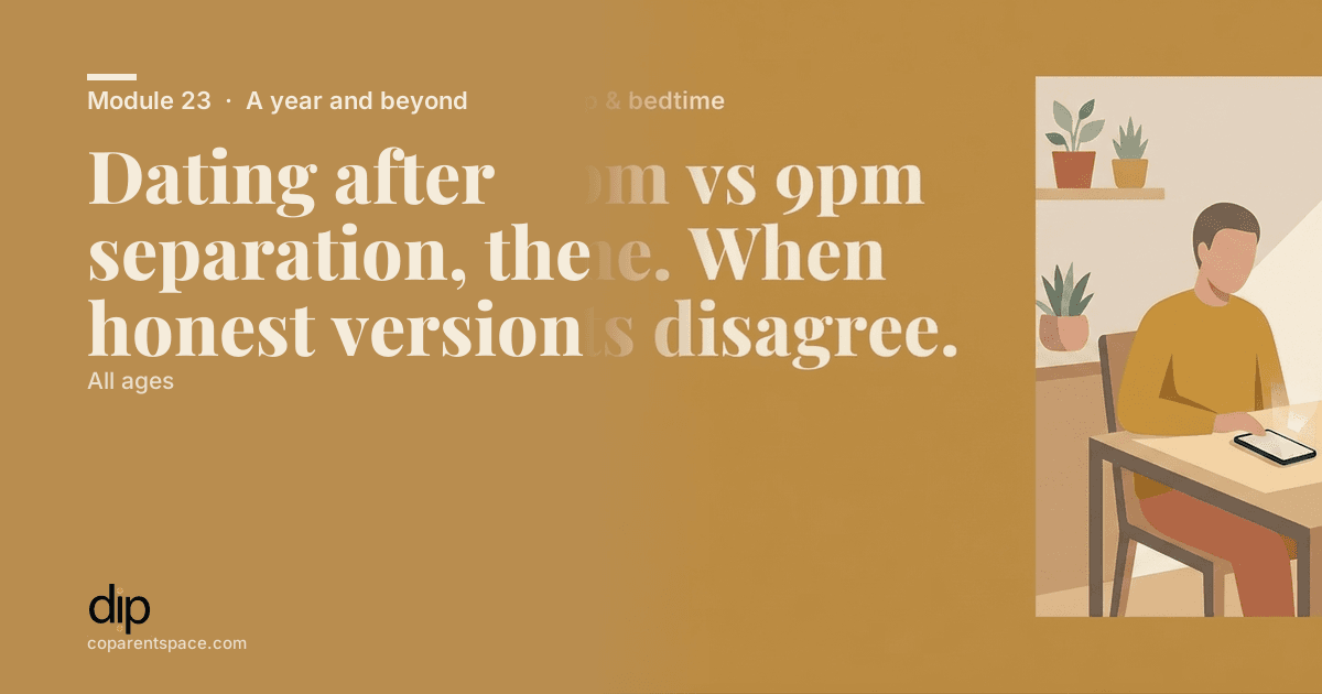 Dating after separation, the honest version