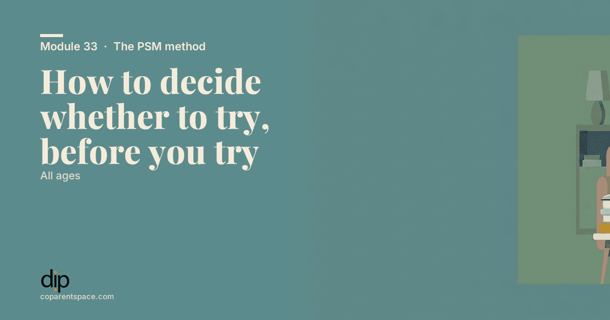 How to decide whether to try, before you try