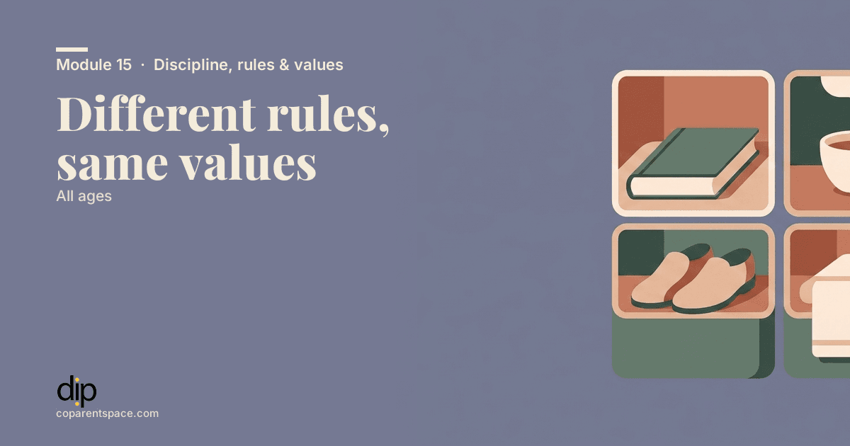 Different rules, same values