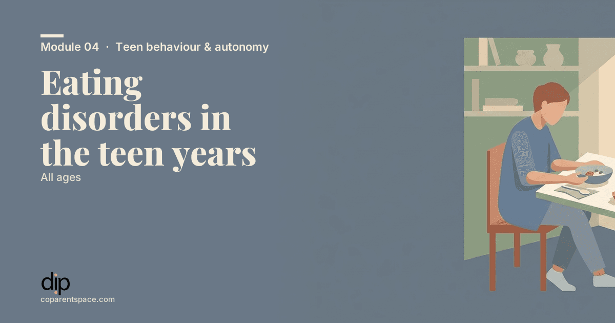 Eating disorders in the teen years