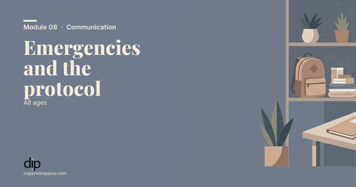 Emergencies and the protocol