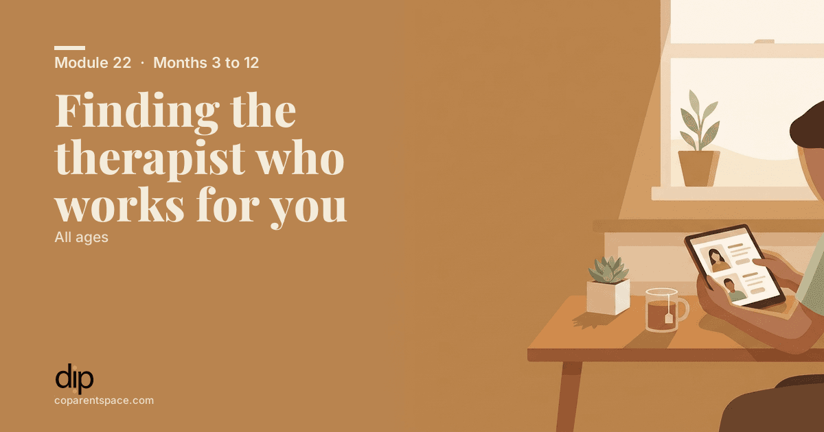 Finding the therapist who works for you