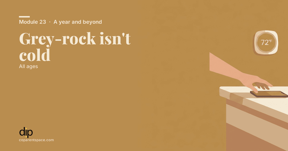 Grey-rock isn't cold