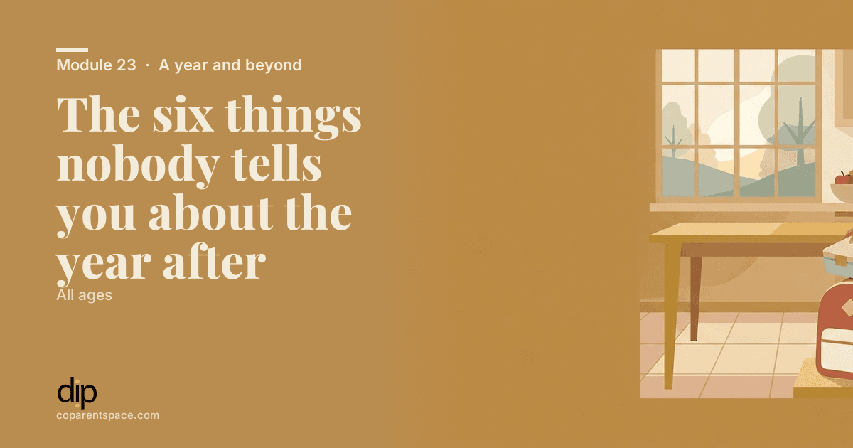 The six things nobody tells you about the year after