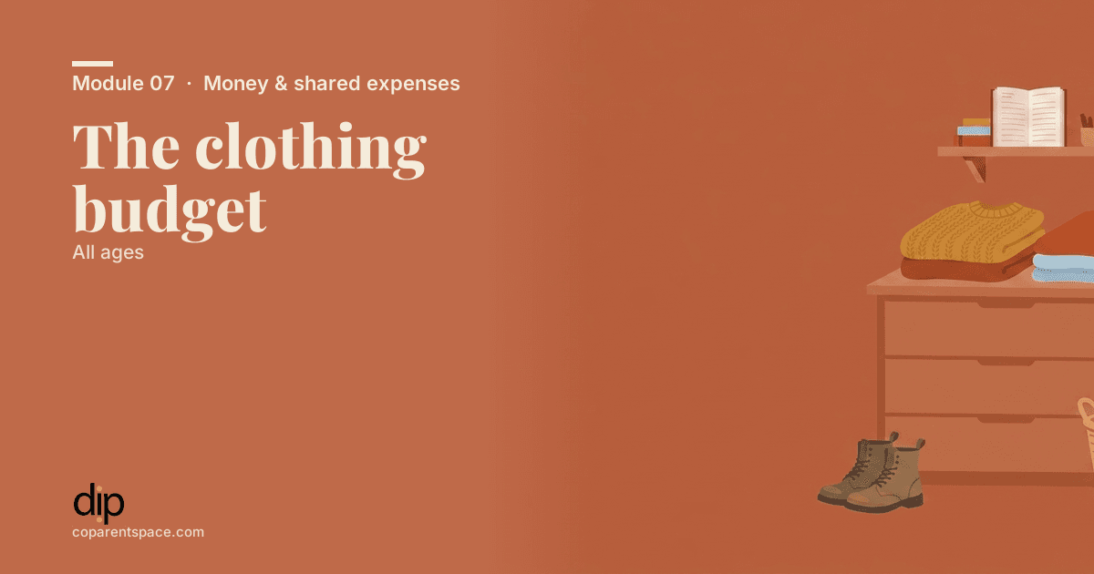 The clothing budget