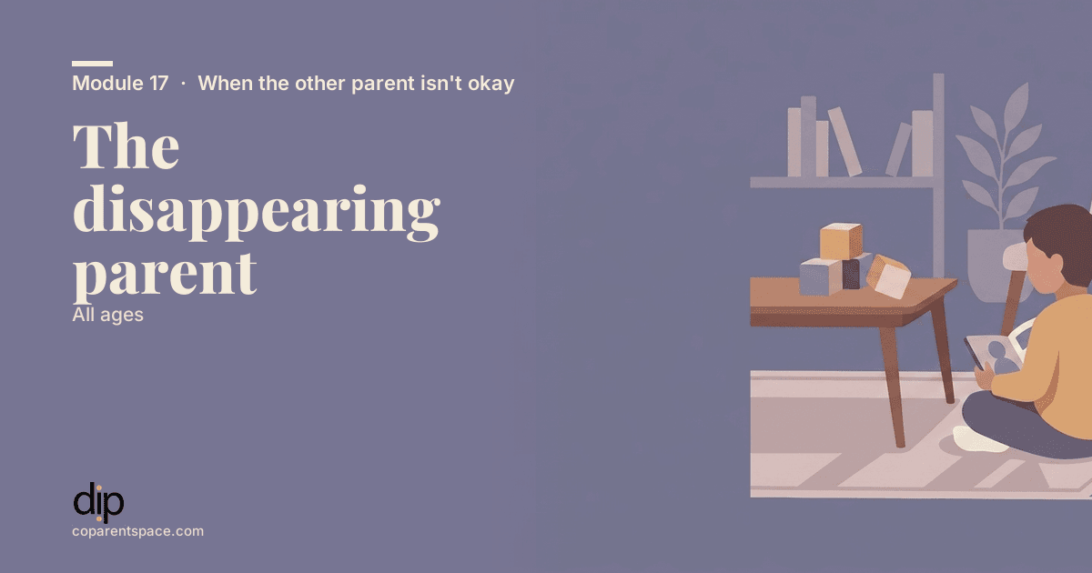 The disappearing parent