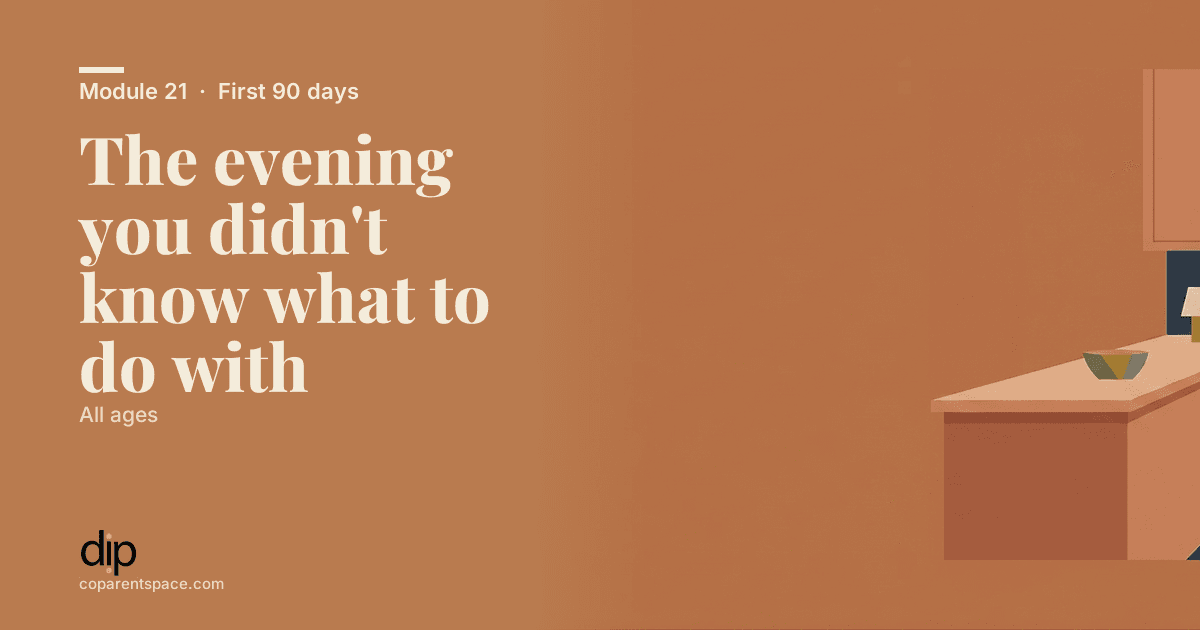 The evening you didn't know what to do with