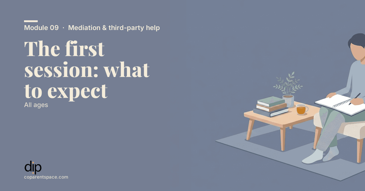 The first session: what to expect