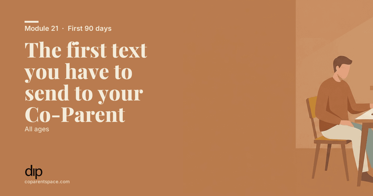 The first text you have to send to your Co-Parent