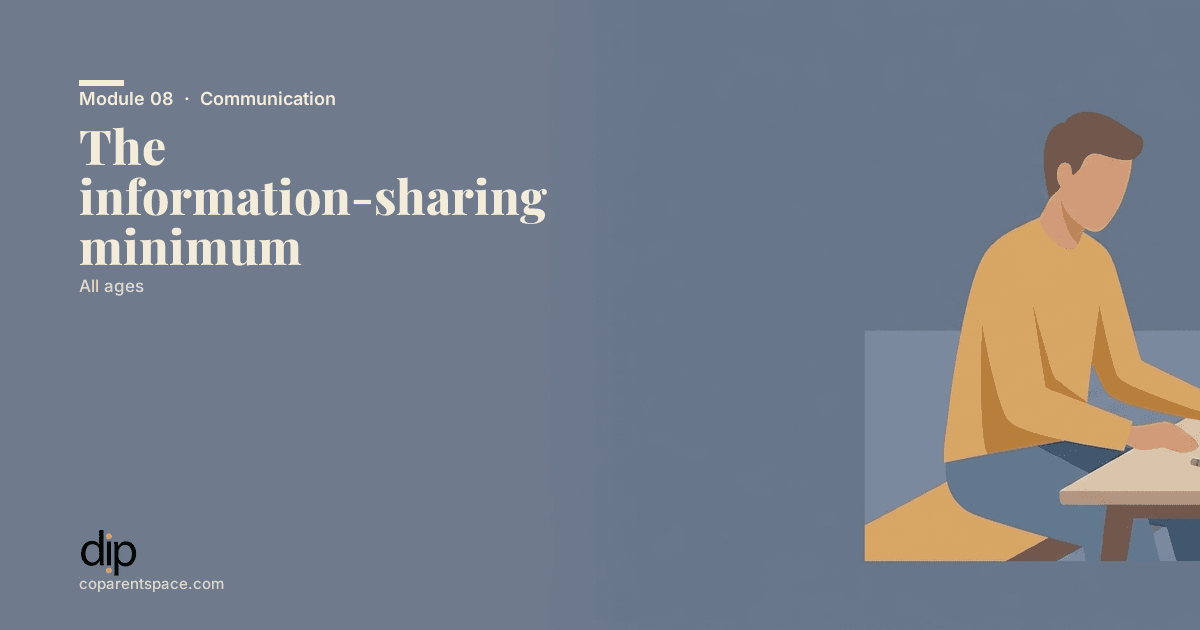 The information-sharing minimum
