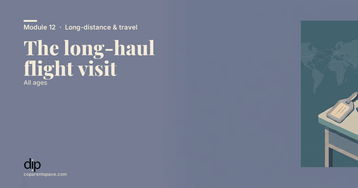 The long-haul flight visit