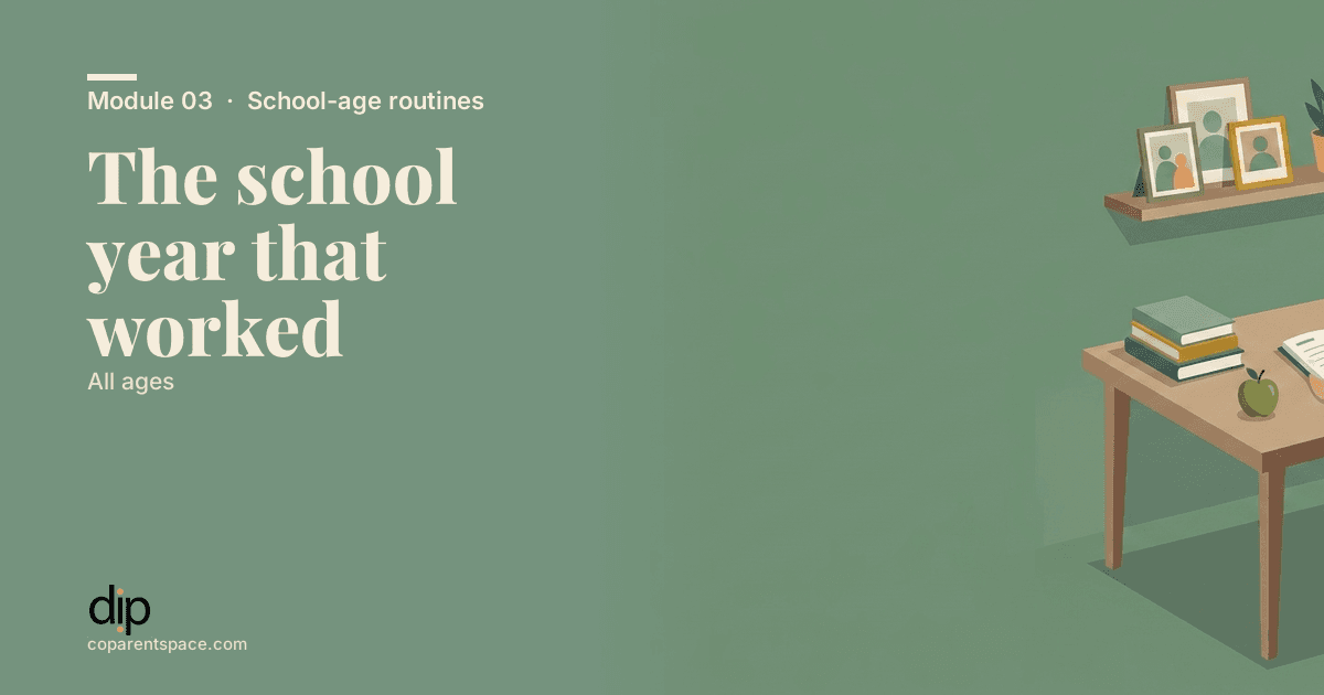 The school year that worked