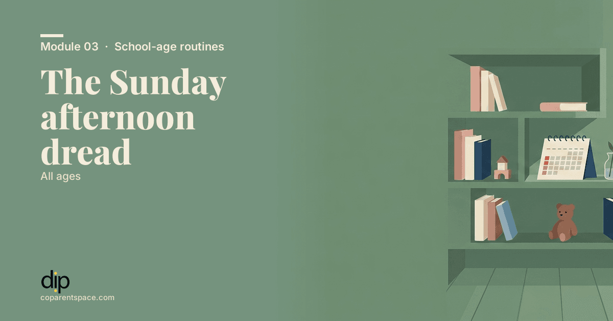 The Sunday afternoon dread