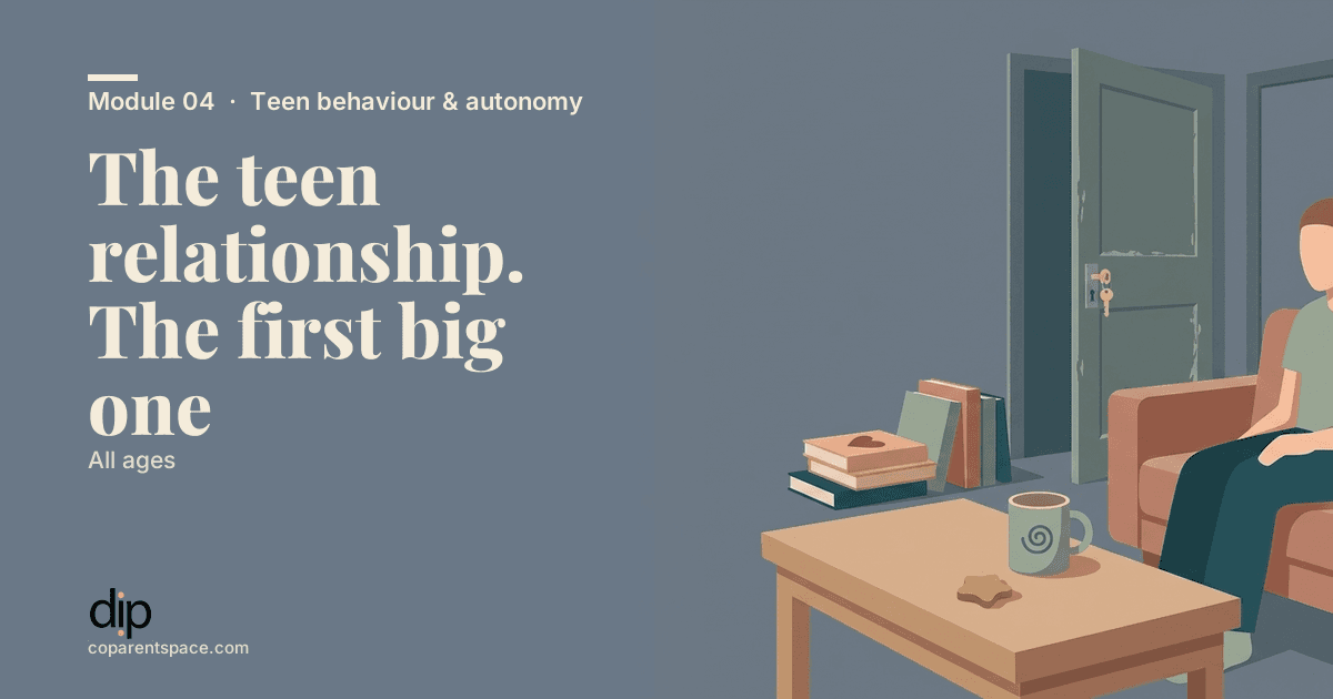 The teen relationship. The first big one