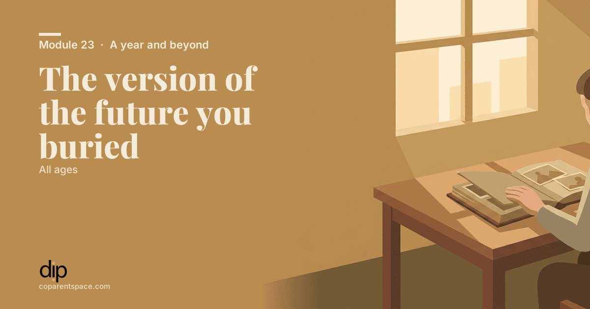 The version of the future you buried