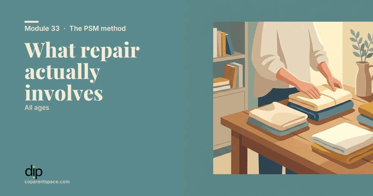 What repair actually involves