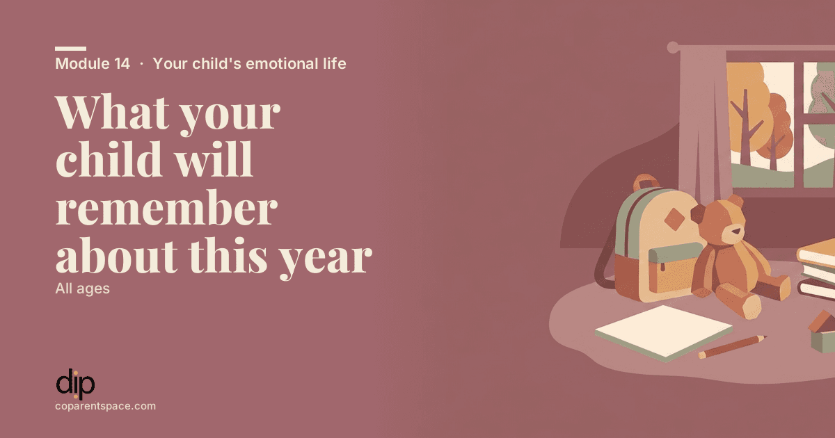 What your child will remember about this year