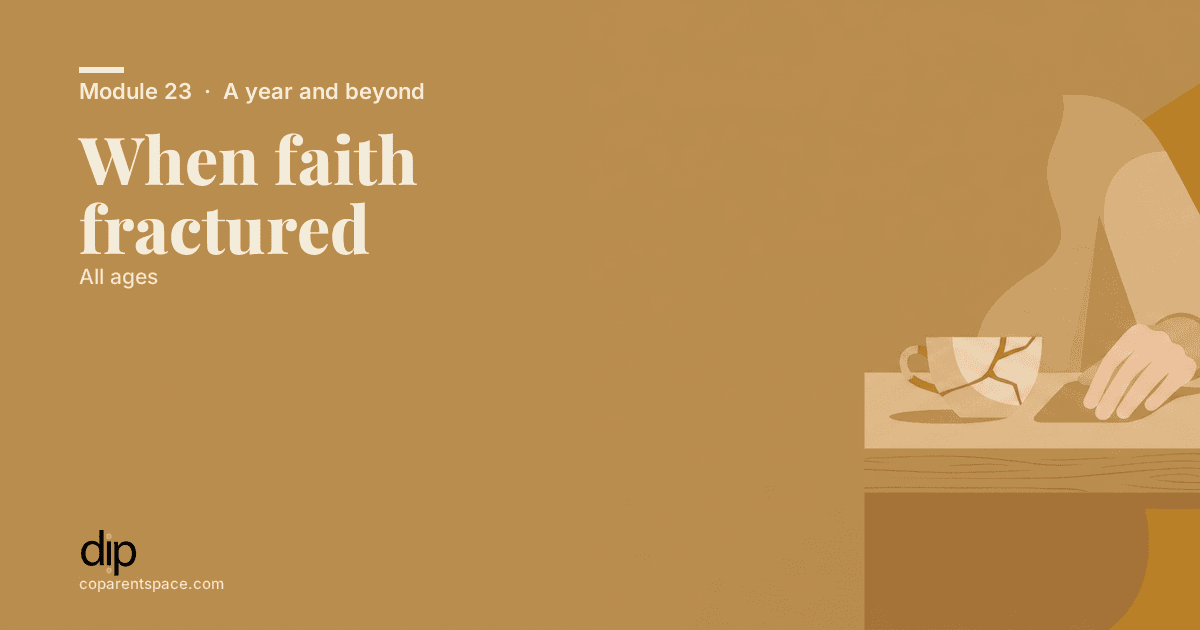 When faith fractured