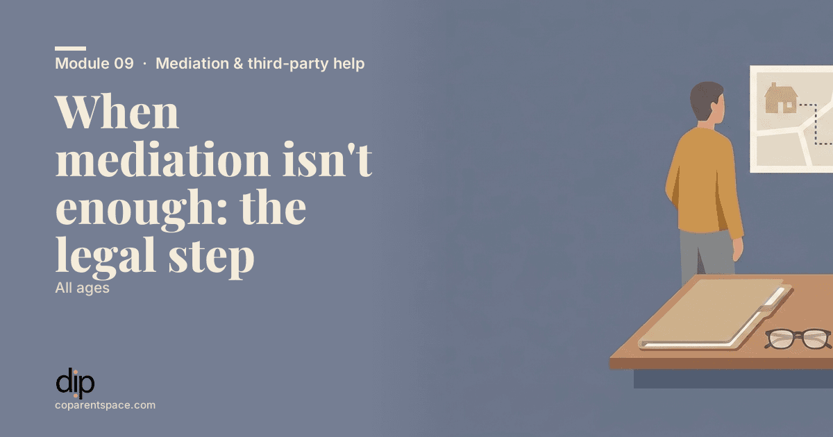 When mediation isn't enough: the legal step