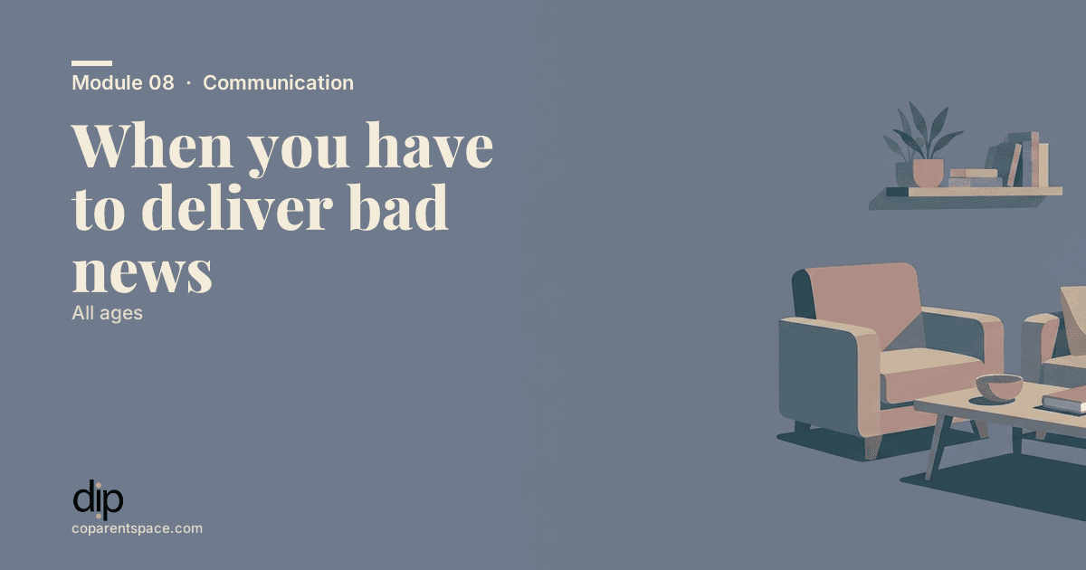When you have to deliver bad news
